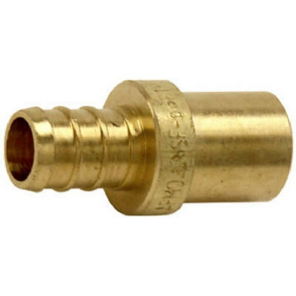 Watts PEX LFP-513 Adapter 1/2-Inch Barb x 1/2-Inch Male Sweat Low-Lead, Brass