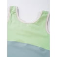 thumbnail image 6 of Zaldita Kids Girls Leotards Sleeveless Camisole Ballet Tank Tops Gymnastics Body Acrobatics Green 150, 6 of 7