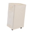 thumbnail image 1 of veasfak Foldable Laundry Hamper Laundry Basket with Wheels Storage Container for Laundry White, 1 of 9