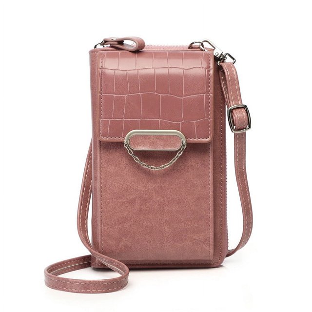 LSLJS Woman's Fashion Multi-Pockets Shoulder Bag Ladies Crossbody Bag Multi-functional Large Capacity Purse Vertical Mobile Phone Bag