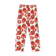 thumbnail image 4 of Kdxio Hand Drawn Tomatoes Print Men's Sleep Pajama Pant Lounge Pants with Pockets, 4 of 8