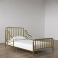 Little Seeds Quinn Whimsical Metal Toddler Bed, Gold