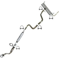 Stainless Steel Front Pipe, Resonator Pipe, Intermediate Pipe, Muffler & Tail Pipe Exhaust System Fits 2008-2009 Saturn Aura 2.4L - Direct Fit