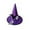 Dark Purple, variant on Hwkond Halloween Wizard Hat Halloween Witch Hat Festival Party Decoration Skeleton Hand Witch Hat Cloth Witch Hat Props,D