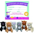 thumbnail image 3 of Fun Express 4 1/2" x 8 1/2" x 11" Stuffed Cat & Certificate Adoption Kit for 12, 3 of 4