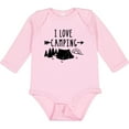thumbnail image 3 of Inktastic I Love Camping- Tent and Trees Boys or Girls Long Sleeve Baby Bodysuit, 3 of 5