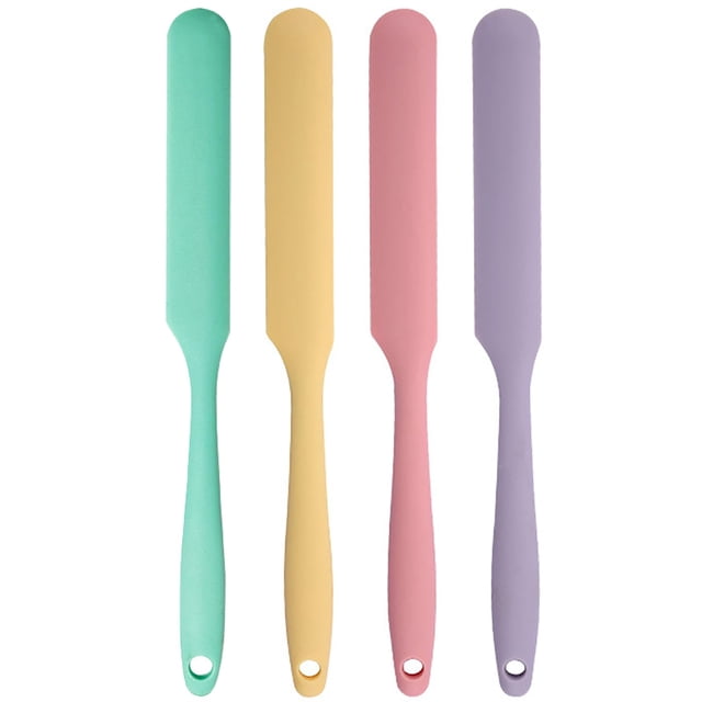 Set de espátulas de silicona para frascos GZLT, 4 piezas, resistentes al calor