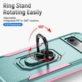thumbnail image 2 of Allytechgroup for Google Pixel 9 Case Cover, with Ring Holder Stand Hybrid Rugged Protective Shockproof Bumper Phone Case for Google Pixel 9 - Green, 2 of 9