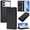 Black, variant on Decase Faux Leather Wallet Phone Case for Samsung Galaxy S26 Edge,RFID Blocking Flip Cover Card Holder,Shockproof TPU Folio Case,Black