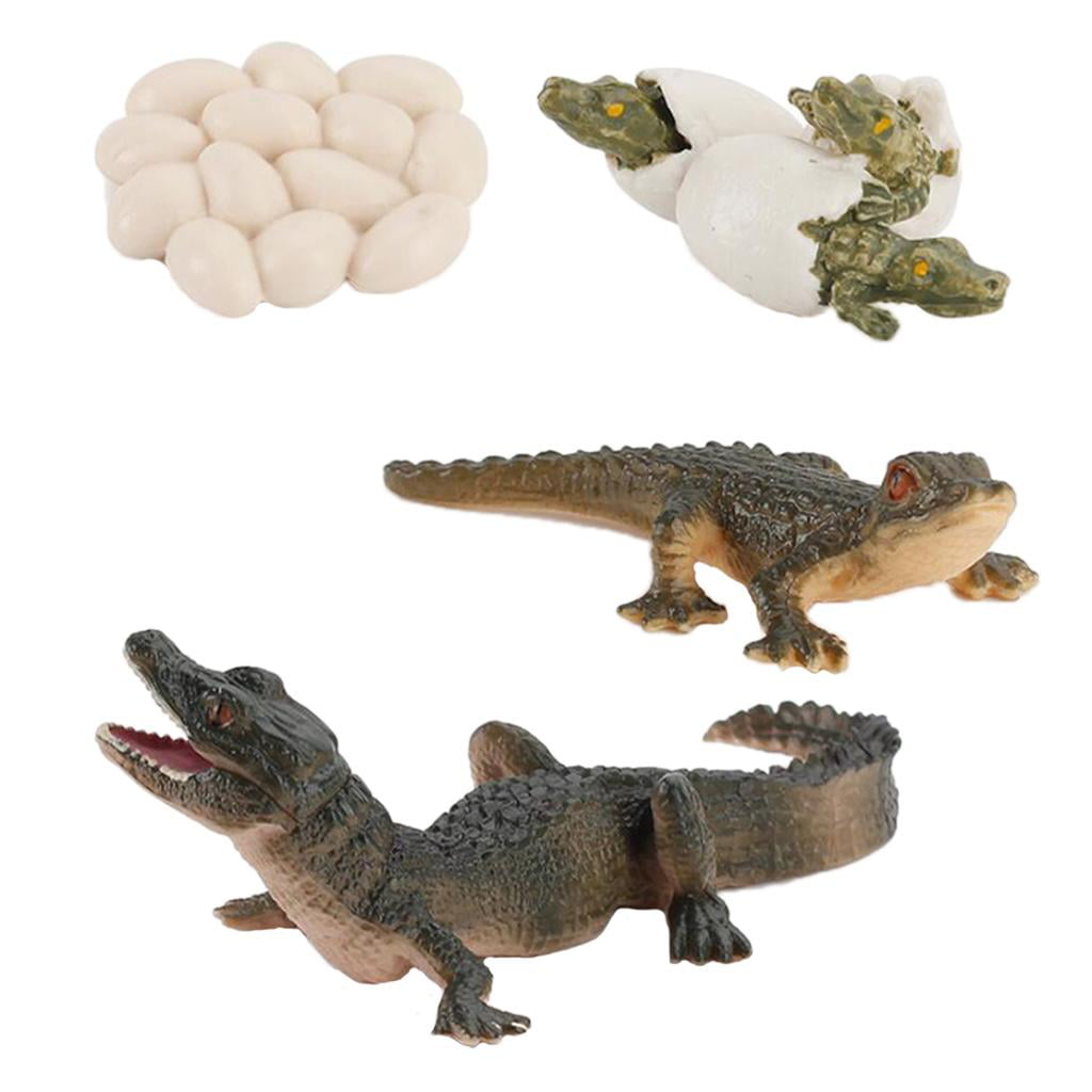 LEGO Tan Alligator Crocodile Minifigure Reptile Animal Swamp Water Complete 