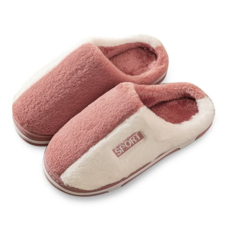 

semimay shoes ladies flat sliper fashion cotton women warm household casual women s slipper red