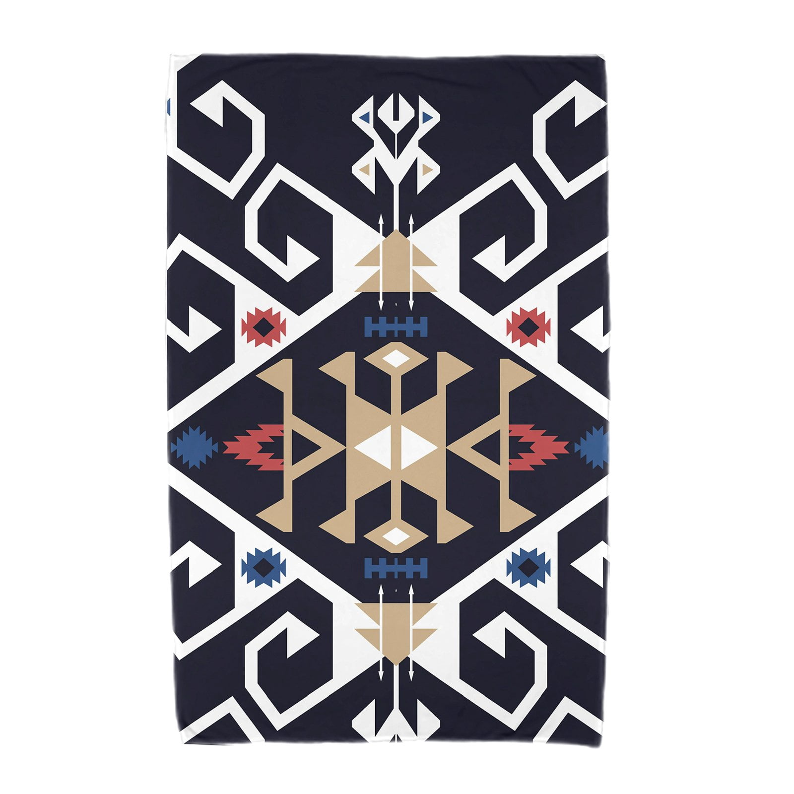 Simply Daisy 30" x 60" Jodhpur Medallion Geometric Print Beach Towel