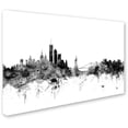 thumbnail image 2 of Trademark Fine Art "New York Skyline B&W" Canvas Art by Michael Tompsett, 2 of 3