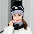 thumbnail image 4 of iHPH7 Gorros De Frio Para Mujeres Windproof Scarf Hats Neck Warmer Hat and Scarf Set for Women One Piece Cold Scarf Hats Winter Hats for Women Christmas Gifts D One Size, 4 of 8