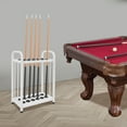 thumbnail image 5 of Pool Stick Holder, Floor Stand Pool Cue Rack,12-Hole Pool Cue Holder-1.57in Hole, 5 of 17