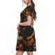 thumbnail image 2 of Easygdp Modern Cute Dog para Vestido Transpirable de Mujer, Vestido Suelto de Manga Corta con Pliegues y Bolsillos para el Verano, 2 of 6