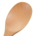 thumbnail image 3 of FOMIYES Long Handle Kitchen Spoons Beige Wood 5Pcs 9In, 3 of 8
