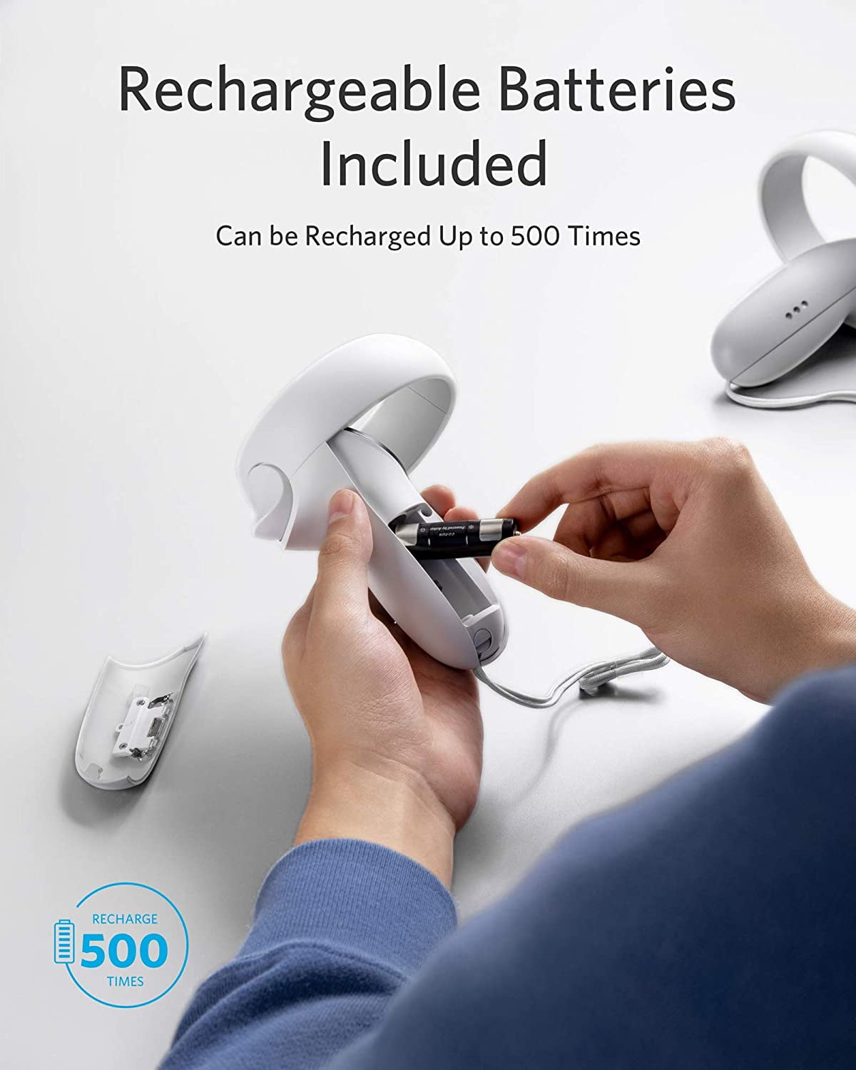 Anker Oculus Quest 2 Charging Dock, VR Stand, Headset