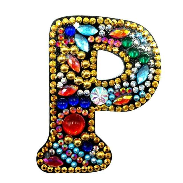 Porte-clés de Noël 26 Lettres Pendentif Strass