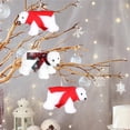 thumbnail image 5 of Linyer Christmas Pendant Bear Christmas Tree Hanging Ornaments Christmas Holiday Decorations Party Supplies  Christmas bear, 5 of 8