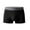 Black, variant on Abomasnow Mens Underwear Lightweight Dual Pouch Anti-Chafing Briefs Breathable Low Waist Moisture-Wicking Boxer Briefs