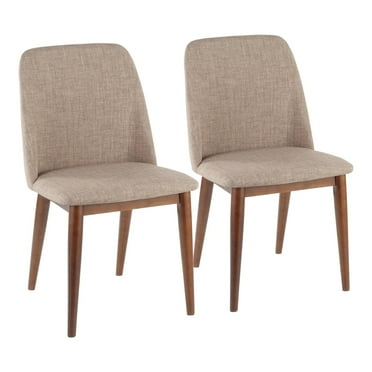LumiSource Charcoal, Black Tintori Dining Chair - Set Of 2