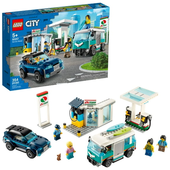 LEGO City Turbo Wheels Service Station 60257