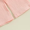 thumbnail image 6 of Infant Baby Toddler Girls Clothes Solid Color Sleeveless Camisole Linen Pants Set Baby Summer Outfits, 6 of 7