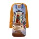thumbnail image 4 of Nueva moda Casual estampado manga larga cuello redondo contraste Color suéter Top mujer ropa sudadera vestido Fridja  yut1587, 4 of 5