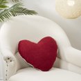 thumbnail image 3 of Saro Lifestyle Heart-to-Heart Reversible Poly Filled Throw Pillow, 3 of 3