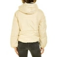 thumbnail image 3 of Therapy Women's Warm Ladies Oversized Puffer Down Long Sleeve Jacket With A Hood And Zip-Off White-Medium, 3 of 3