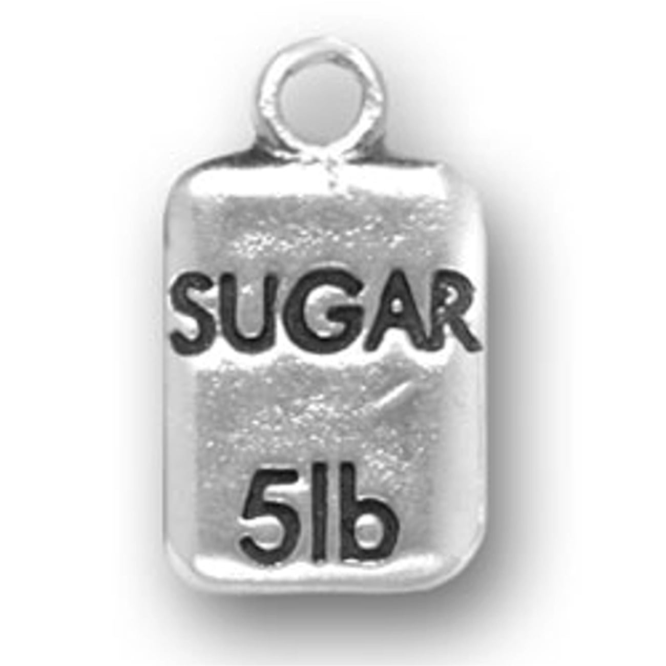 Sugar 5LB Bag Baking Baker Christmas Cookie Dangle Charm for European Bracelets