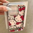 thumbnail image 4 of Full Screen Red   Face Bow Strap Phone Case For iPhone 16 15 14 13 12 11 Pro Max XR XS MAX 7 8Plus Y2K Cartoon Cover, 4 of 9