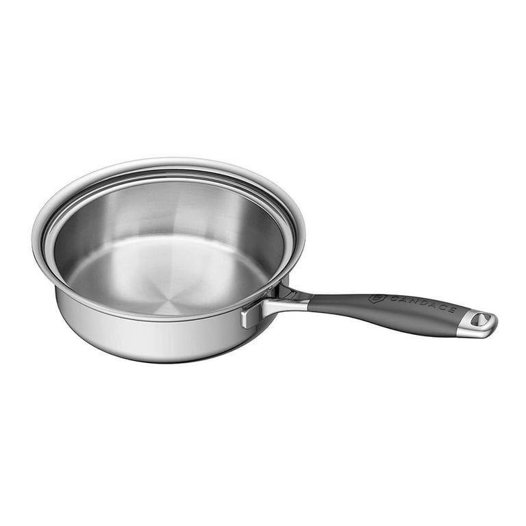 Pro-Series 5-ply Bonded Stainless Steel 3 Quart Saute Pan – Health Craft