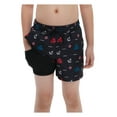 thumbnail image 4 of Rokka&Rolla Boys' Swim Shorts with Compression Liner, 4 of 10