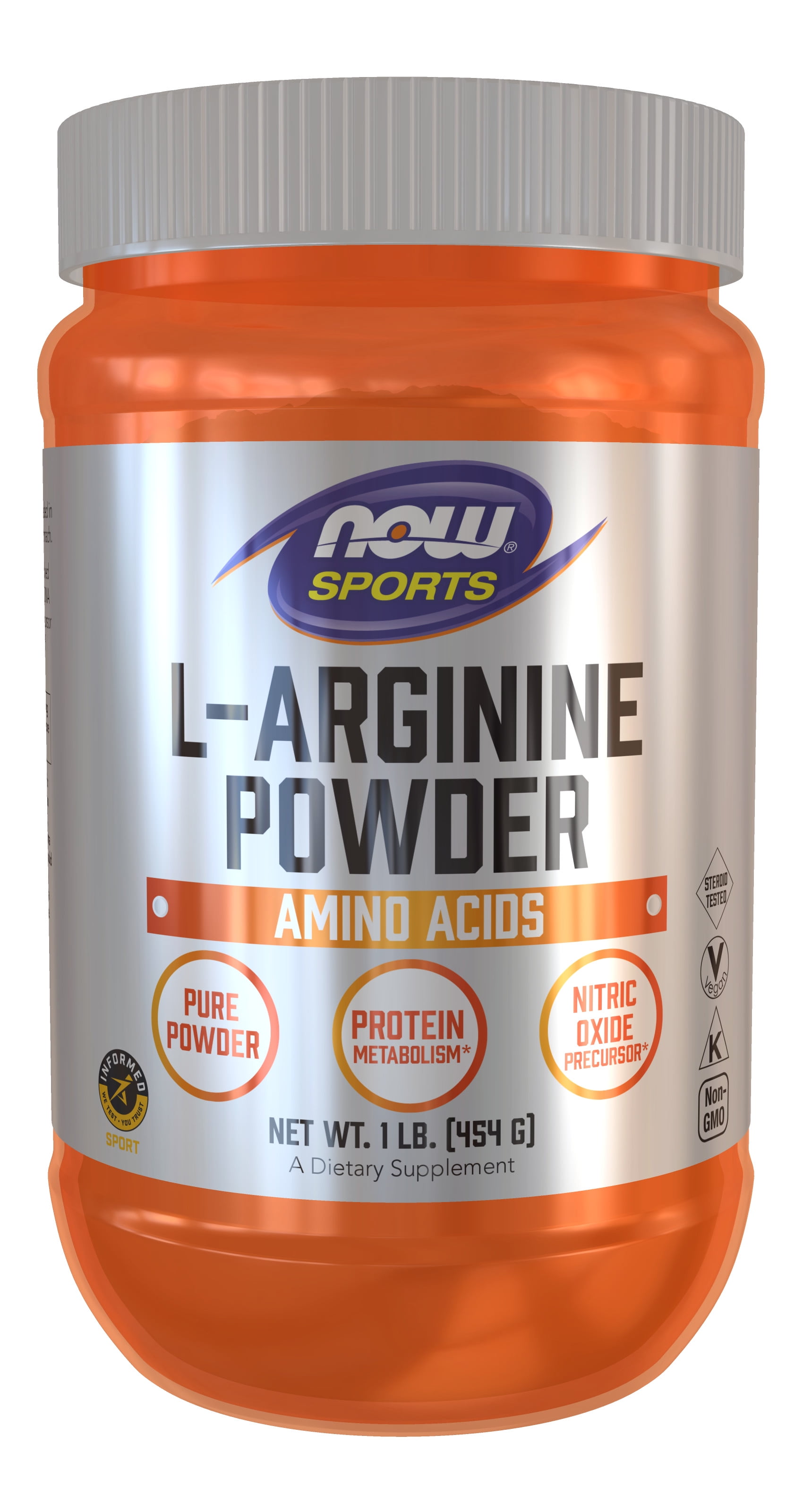 NOW Sports Nutrition, LArginine Powder, Nitric Oxide Precursor, Amino