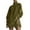 Green-01, variant on Perfectbot Women's Faux Suede Mini Dress, Turtleneck Long Sleeve Dress with Fringe Hem & Pockets