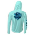 thumbnail image 3 of SCALES Tail Up Camo Hooded Long Sleeve Performance Shirt White, Medium Hoodie, 3 of 3