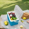 thumbnail image 4 of Camping Cooler Cooler With Handle Portable Refrigerator Keep Cool For 72 96 Hours Small Ice Chest Hard Food Storage For Beach Camping Sports Camping Hiking, 4 of 7