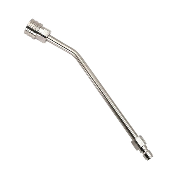 Varilla de extensión angular para canaletas de hidrolavadora, de acero inoxidable, resistente al desgaste 234 mm en forma de Y