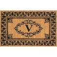 thumbnail image 1 of Nuloom 2' 6 x 4' Letter V Doormat Rug in Letter V, 1 of 1