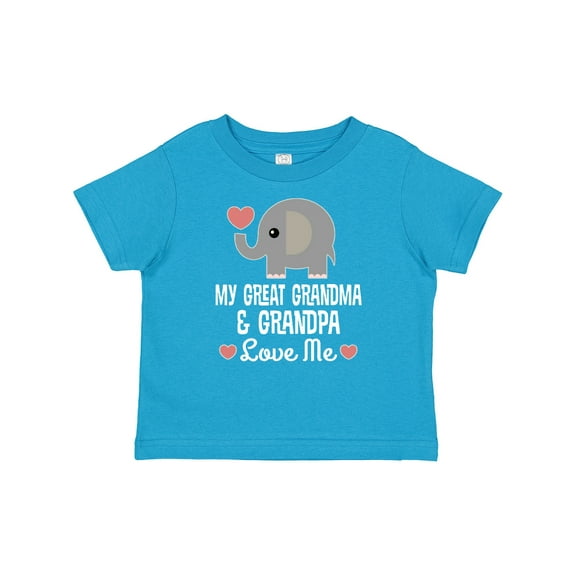 Inktastic My Great Grandma and Great Grandpa Love Me Boys or Girls Baby T-Shirt