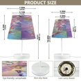 thumbnail image 2 of Table Lamp Small 5.9x10.8 Inches Table Lamps Night Light Tools & Home Improvement Bedroom Lamp Guest Room Lamp Study Lamp Office Lamp Pretty Purple Butterfly, 2 of 7