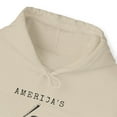 thumbnail image 6 of Baseball Hoodie, America's Favorite Pastime, Faded American Flag, Unisex, 6 of 13