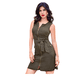 thumbnail image 1 of Vestido Verde Mate Cklass Talla Mediana, 1 of 2