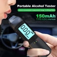 thumbnail image 4 of Nuevo Probador Alcohol Portátil Con Transmisión Voz Probador Alcohol Inflado Con Aire para Detección Conducción en Estado Ebriedad [MR702], 4 of 9