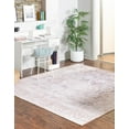 thumbnail image 4 of Unique Loom Timeless Collection Area Rug - Paul (7' 6" Square Gray/Beige), 4 of 8