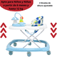 thumbnail image 3 of Andadera para Bebé Hongo Musical Juguetes Interactivos Altura Ajustable Ruedas de Goma Apta desde 6 meses y hasta 12 kg - Azul, 3 of 6