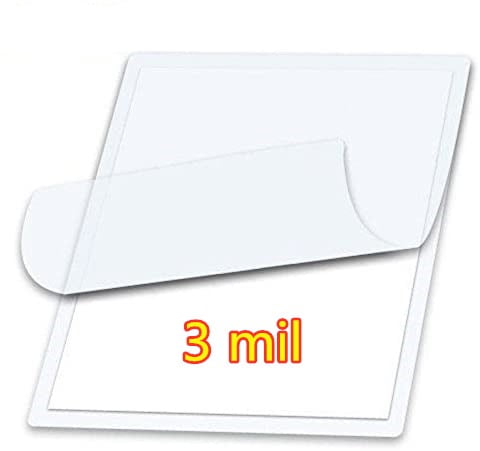 500 Pack Laminating Pouches 3 mil Legal Size 9" X 11.5" Sheet Thermal Heat Seal 