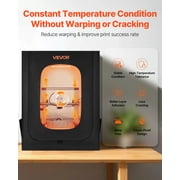 VEVOR 3D Printer Enclosure, Dustproof Waterproof Large Oxford Cloth 3D Printer Tent, Constant Temperature Protective Case with LED Lighting, Compatible with Creality/ELEGOO/Anycubic Popular Models